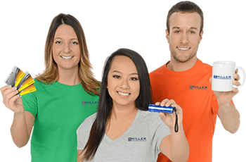 4imprint Employees Katie, Kimberly and David with Promotional Products